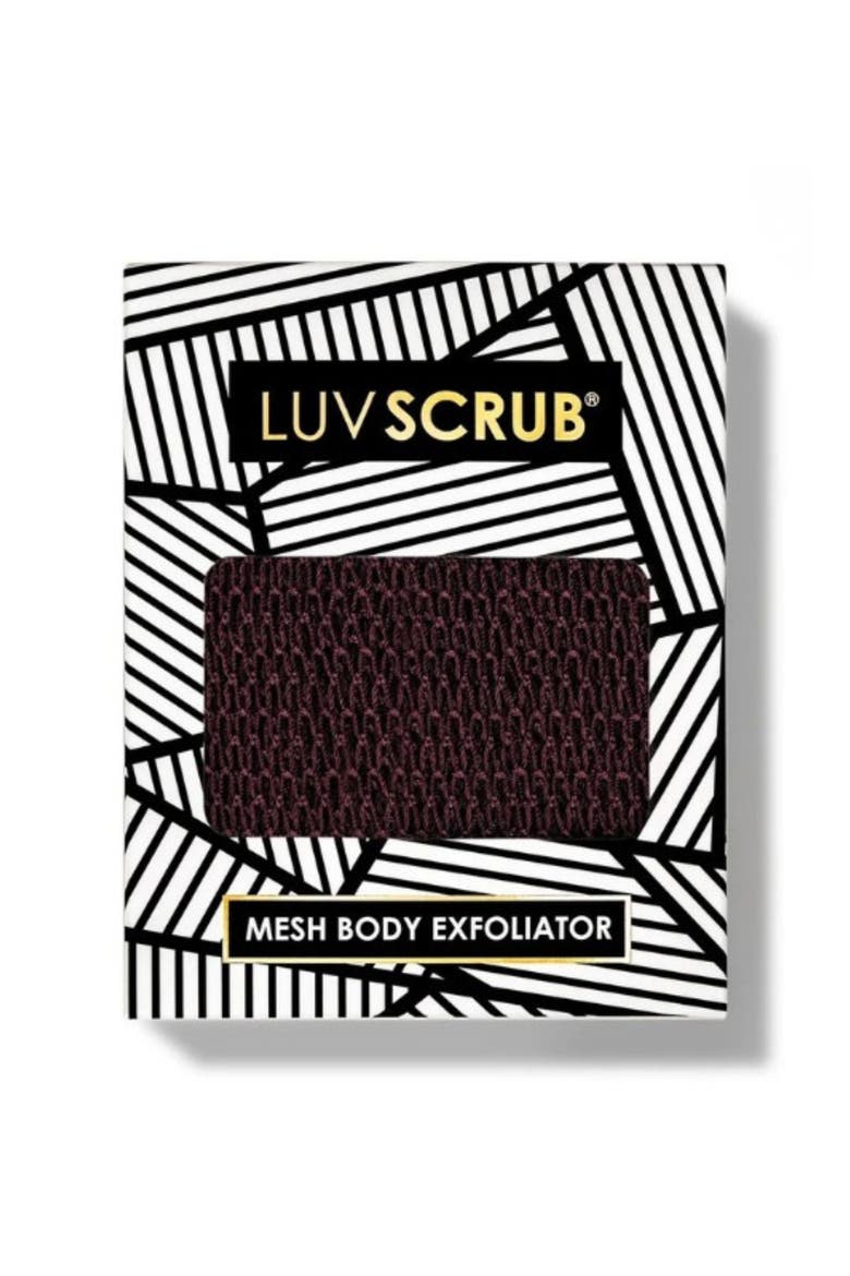 Crush Mesh Body Exfoliator, Main, color, Crush - Burgundy