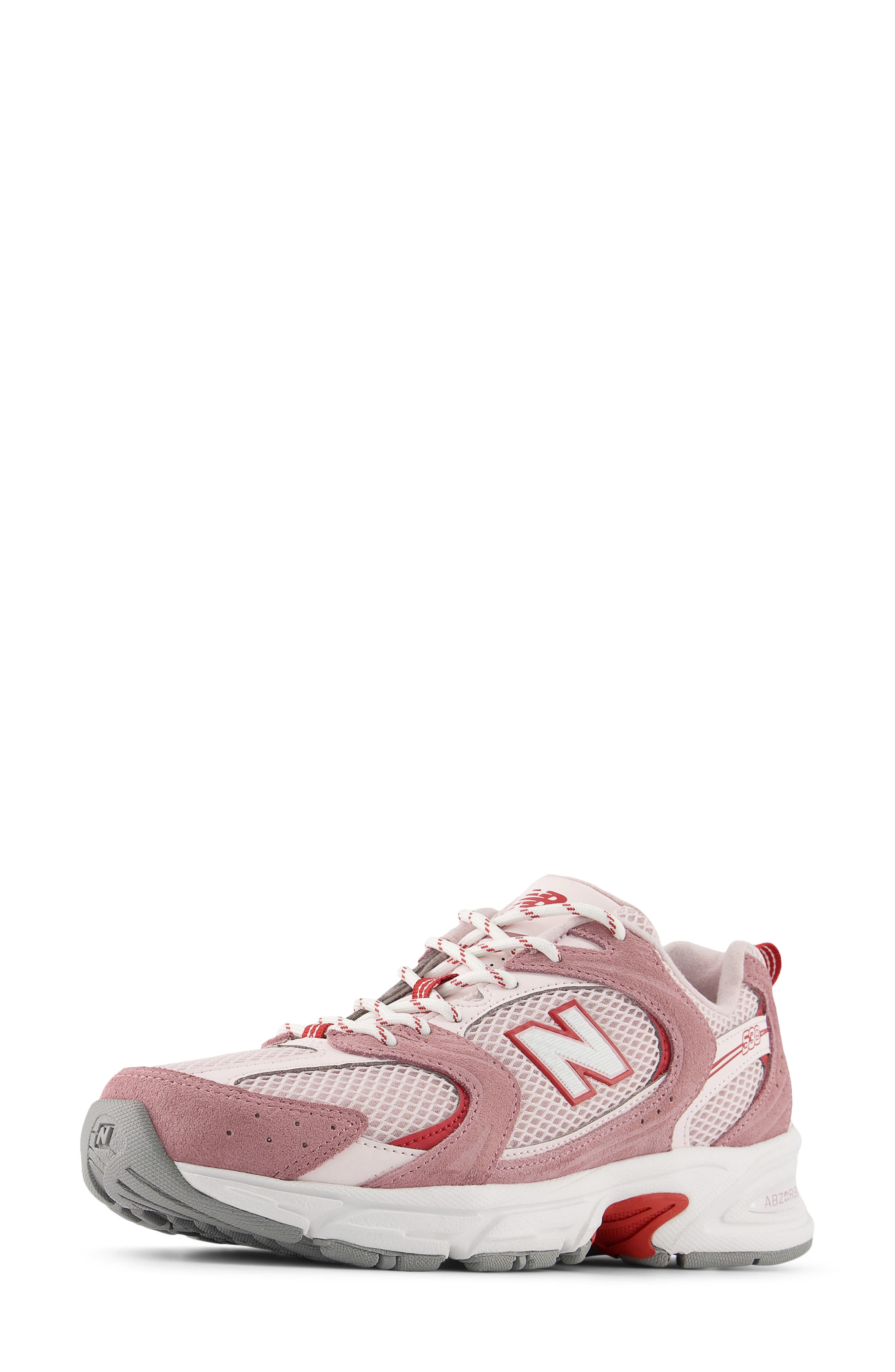 New Balance Gender Inclusive 530 Sneaker, Alternate, color, Rosewood/ Pink Salt