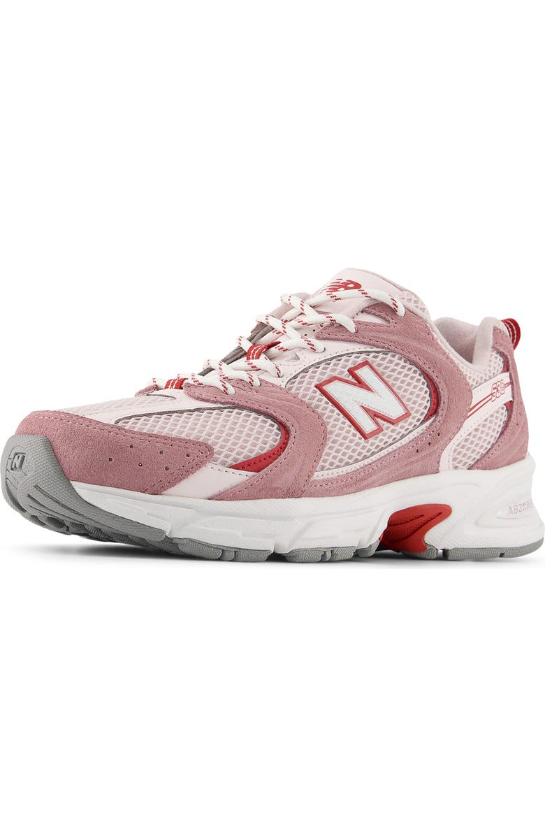 New Balance Gender Inclusive 530 Sneaker, Alternate, color, Rosewood/ Pink Salt