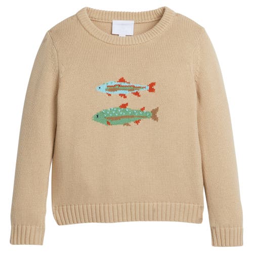 Little English Kids' Intarsia Sweater in Fish 