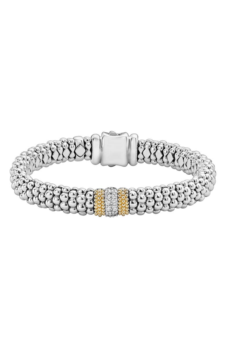 LAGOS Luxe Pavé Diamond 9mm Bracelet, Main, color, Diamond