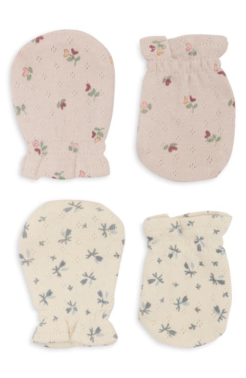 No Scratch Organic Cotton 2-Pack Mittens