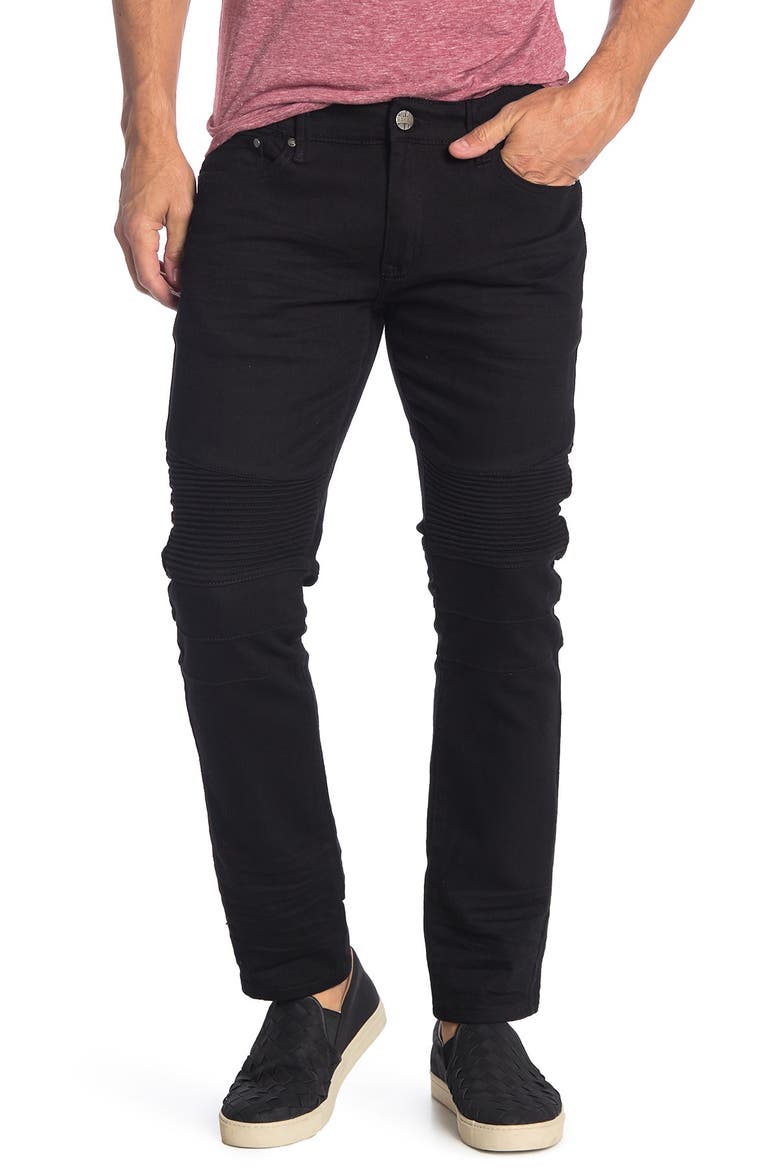 Classic Moto Jeans - 30-32" Inseam, Main, color, BLACK
