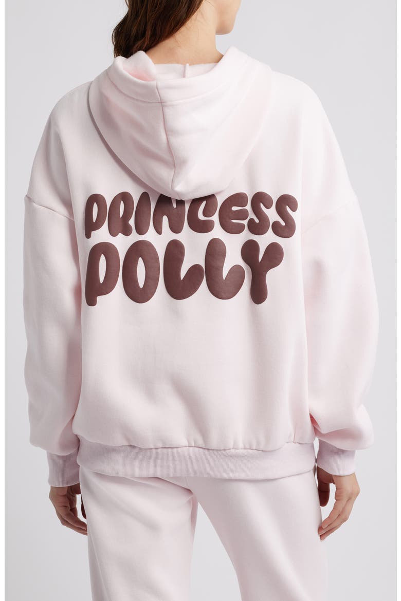 Brand Logo Hoodie, Alternate, color, PINK