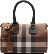 Burberry Mini Check Bowling Bag