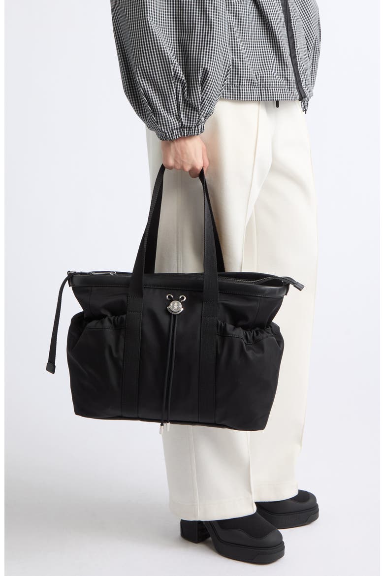 Mommy Nylon Diaper Bag, Alternate, color, BLACK