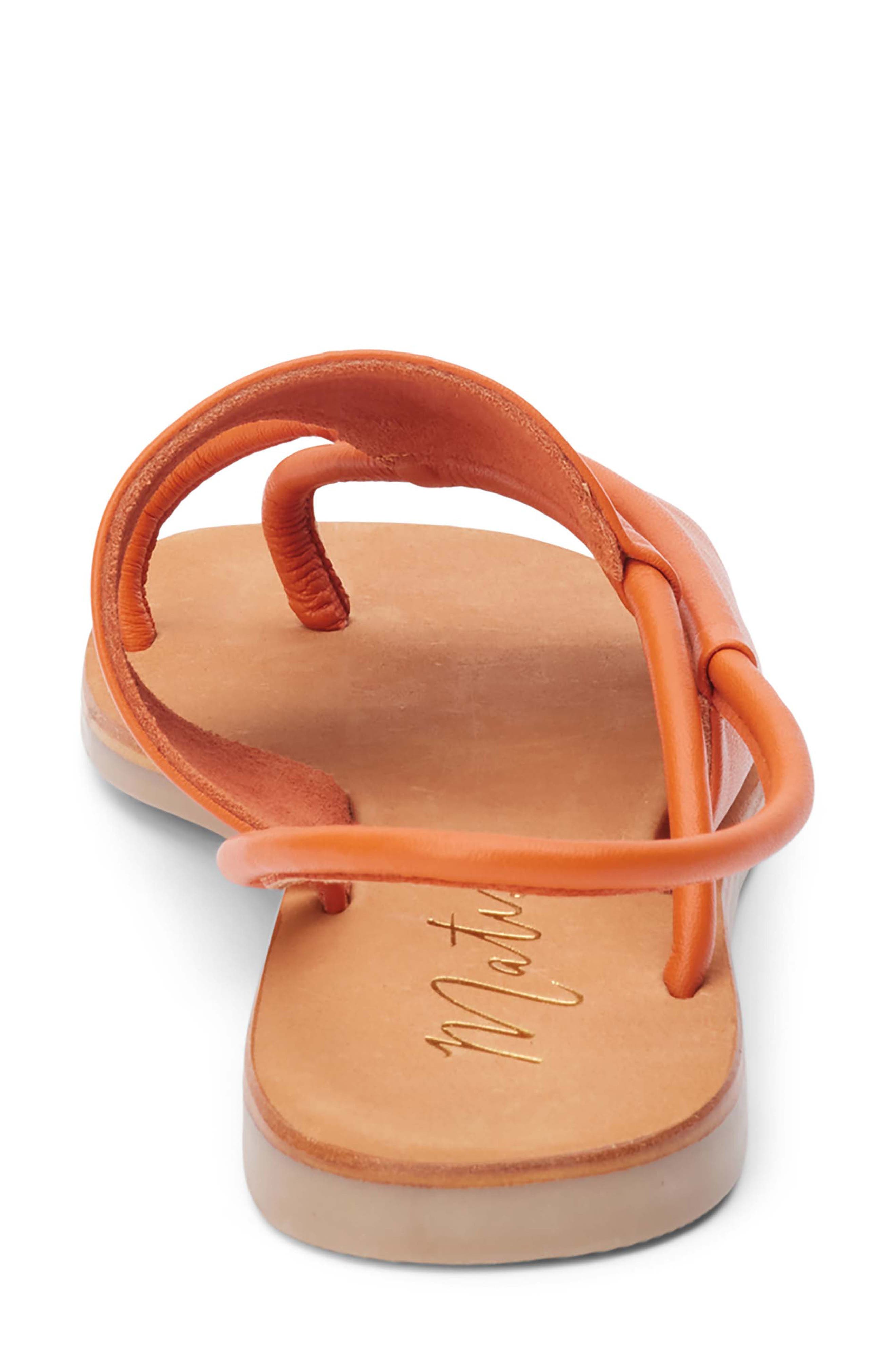 Shayla Asymmetric Slingback Sandal, Alternate, color, ORANGE
