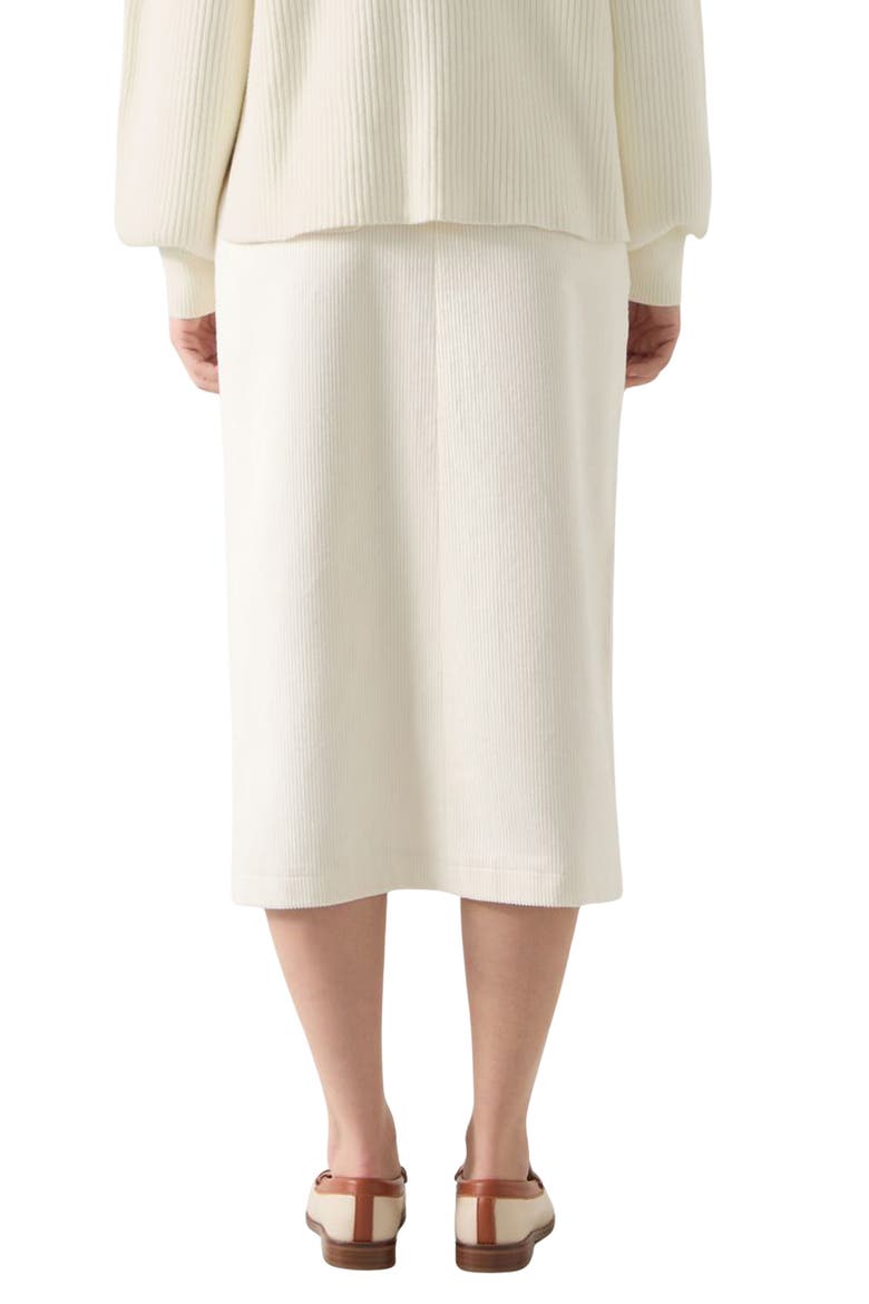 Sibyl Corduroy Midi Skirt, Alternate, color, CREAM