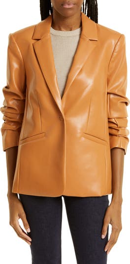 CINQ a Sept Linen Kylie Blazer - Khaki