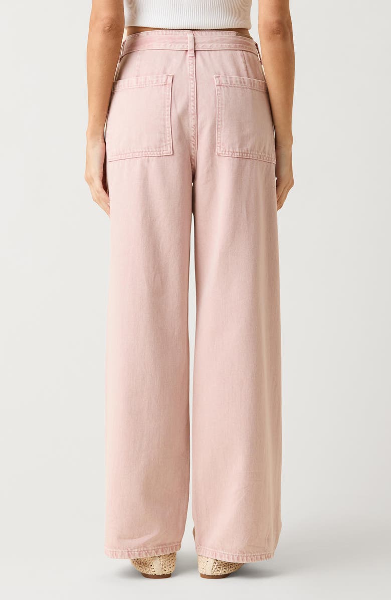 LE JEAN Rory Relaxed Tie Waist Wide Leg Jeans, Alternate, color, 