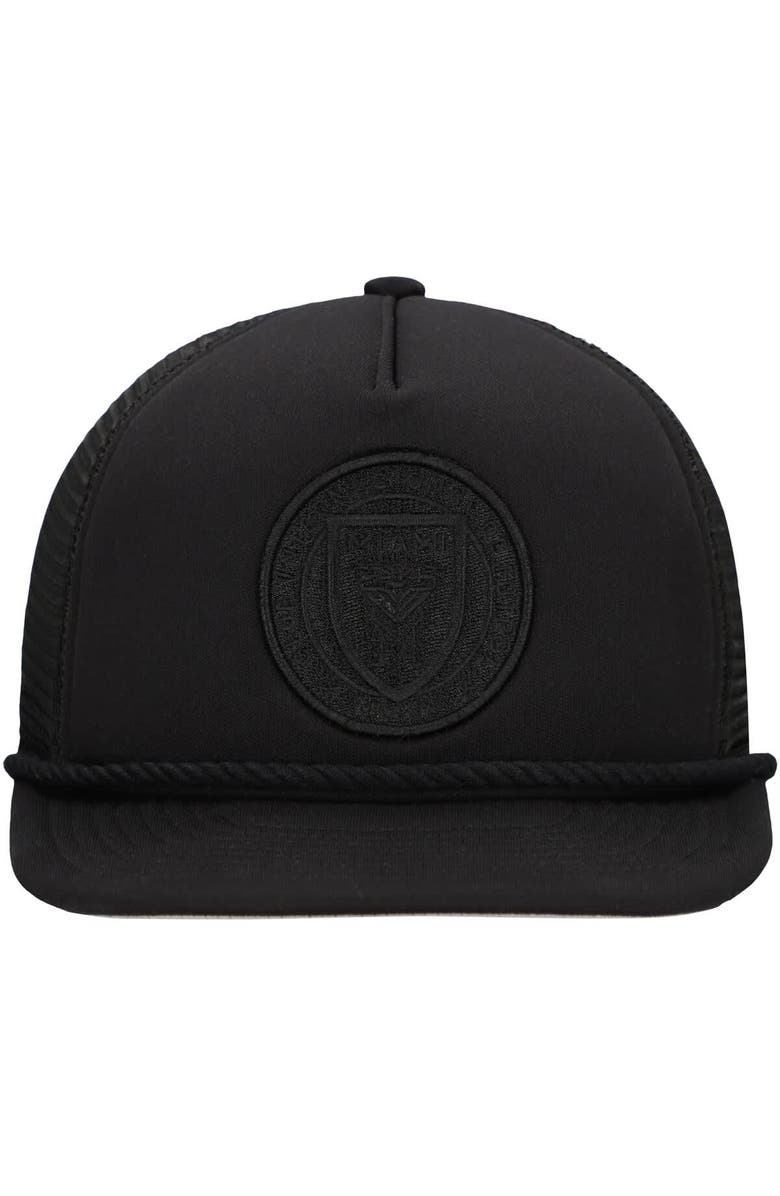 New Era Men's New Era Black Inter Miami CF Active Tone Golfer Snapback Hat, Alternate, color, Black