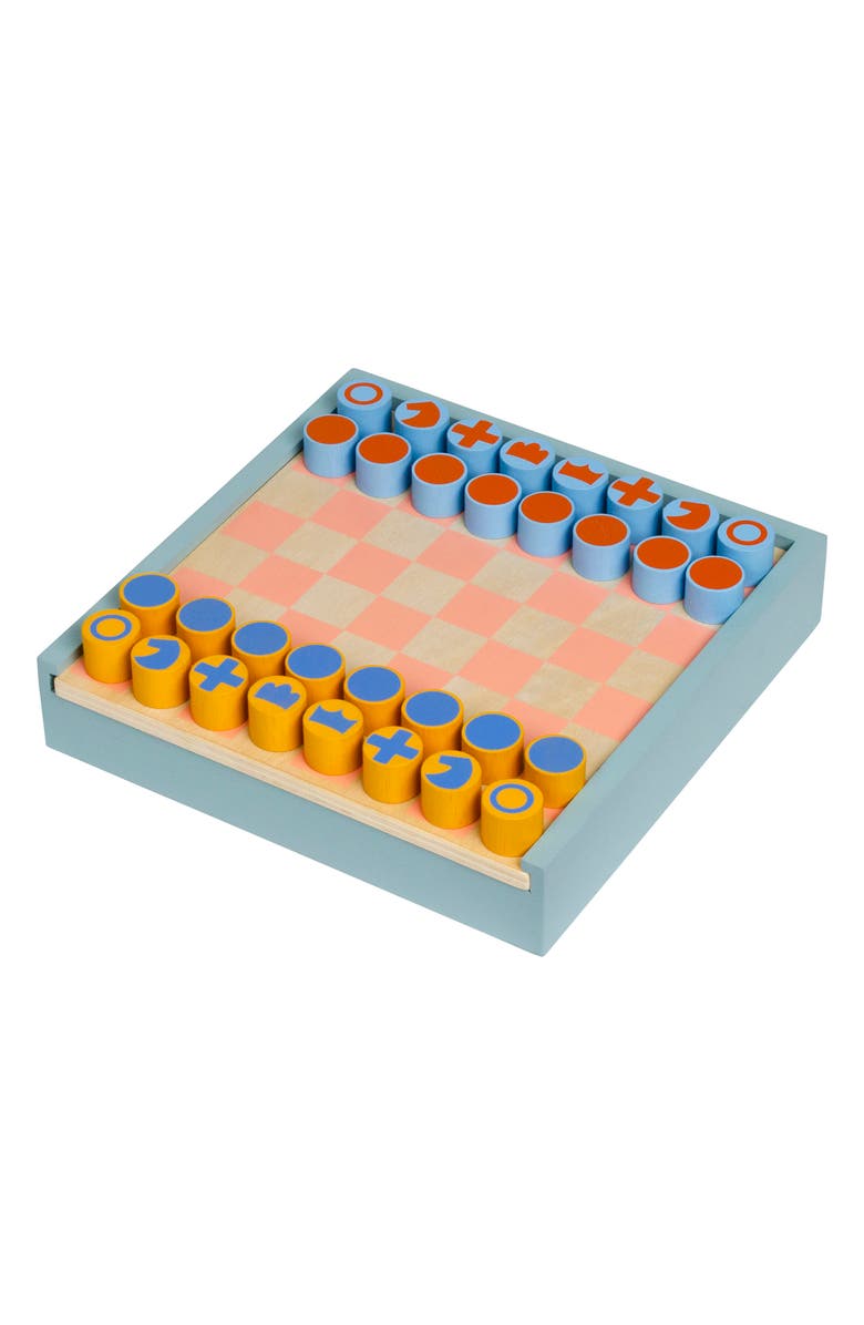 MoMA Two-in-One Chess & Checkers Set, Main, color,