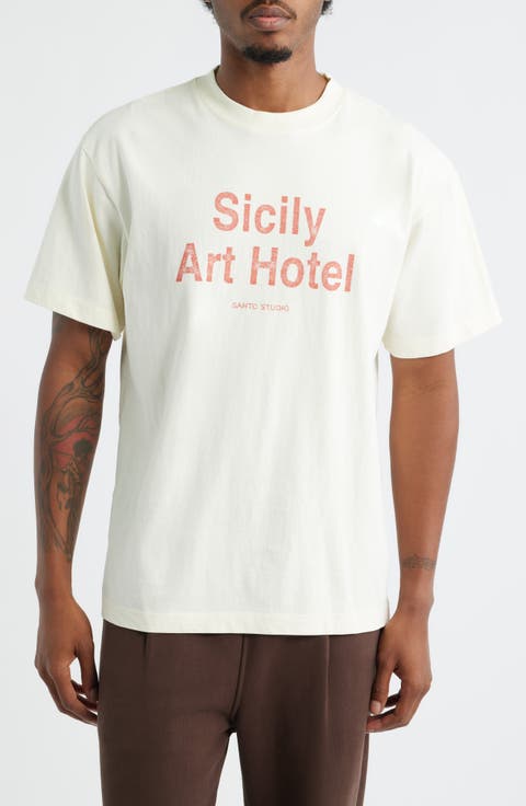 Sicily Art Hotel Graphic T-Shirt
