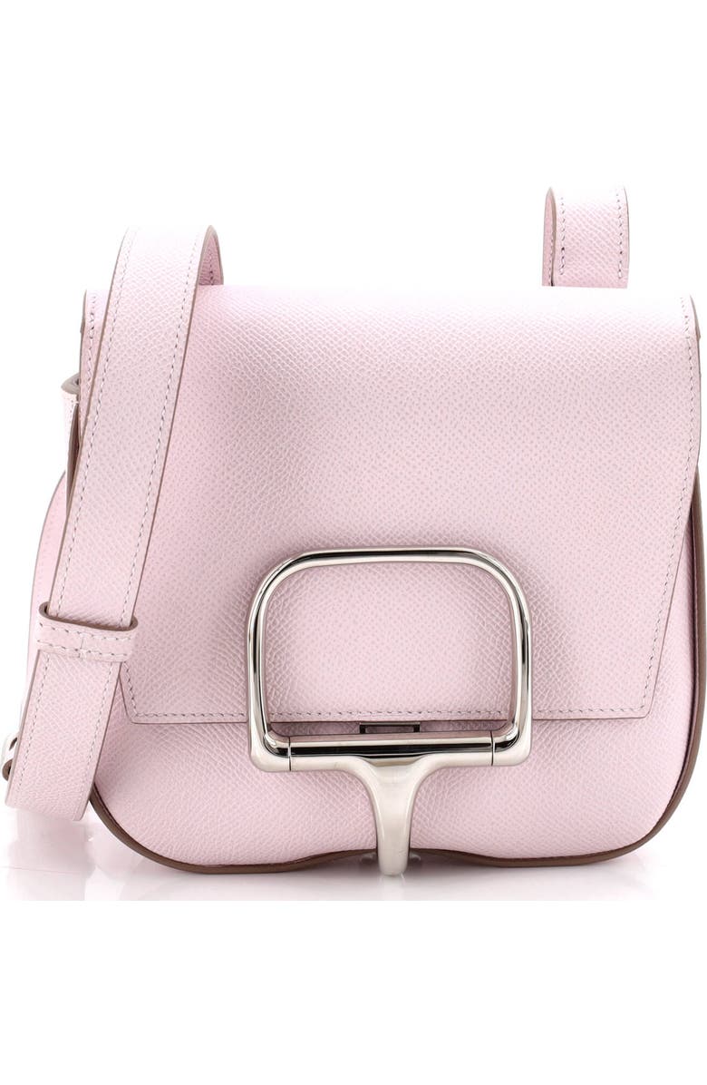 Pre-Owned Hermes Della Cavalleria Shoulder Bag Epsom Mini, Main, color, Mauve Pale