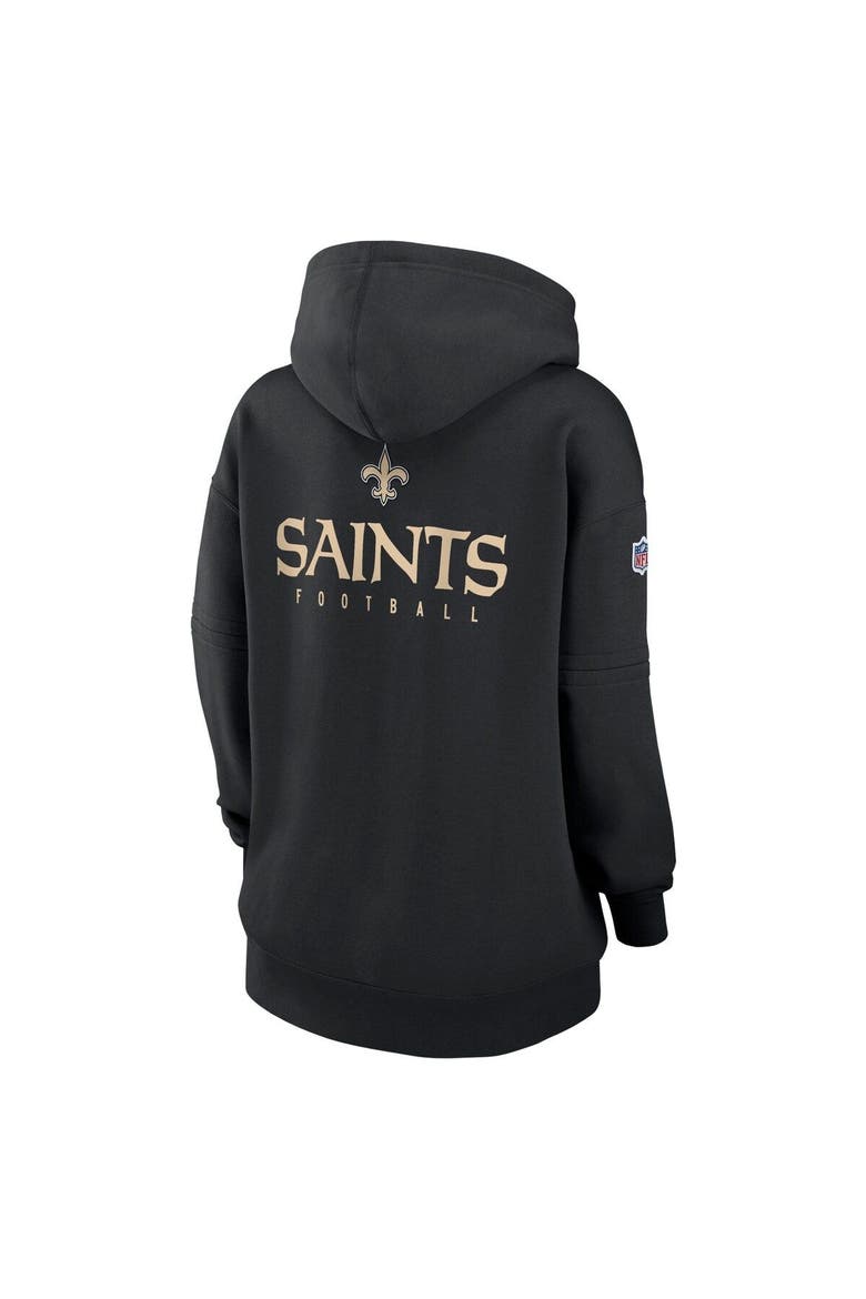 Women's Nike Black New Orleans Saints 2023 Sideline Club Fleece Pullover Hoodie, Alternate, color, Black