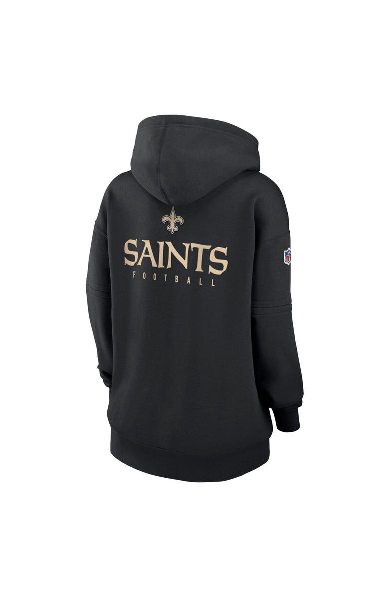 Nike Women's Nike Black New Orleans Saints 2023 Sideline Club Fleece Pullover Hoodie, Alternate, color, Black