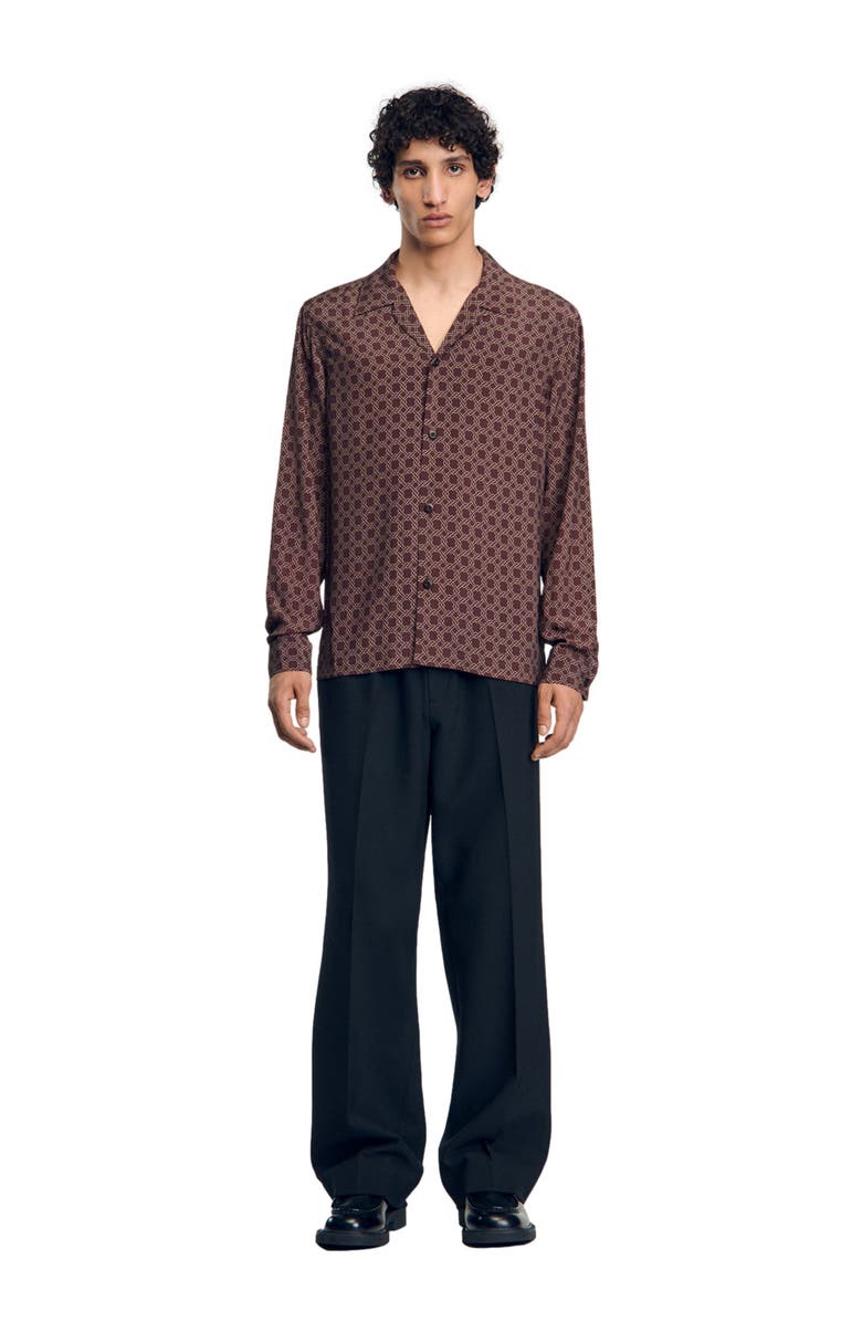 SANDRO Loose-fit shirt, Alternate, color, 