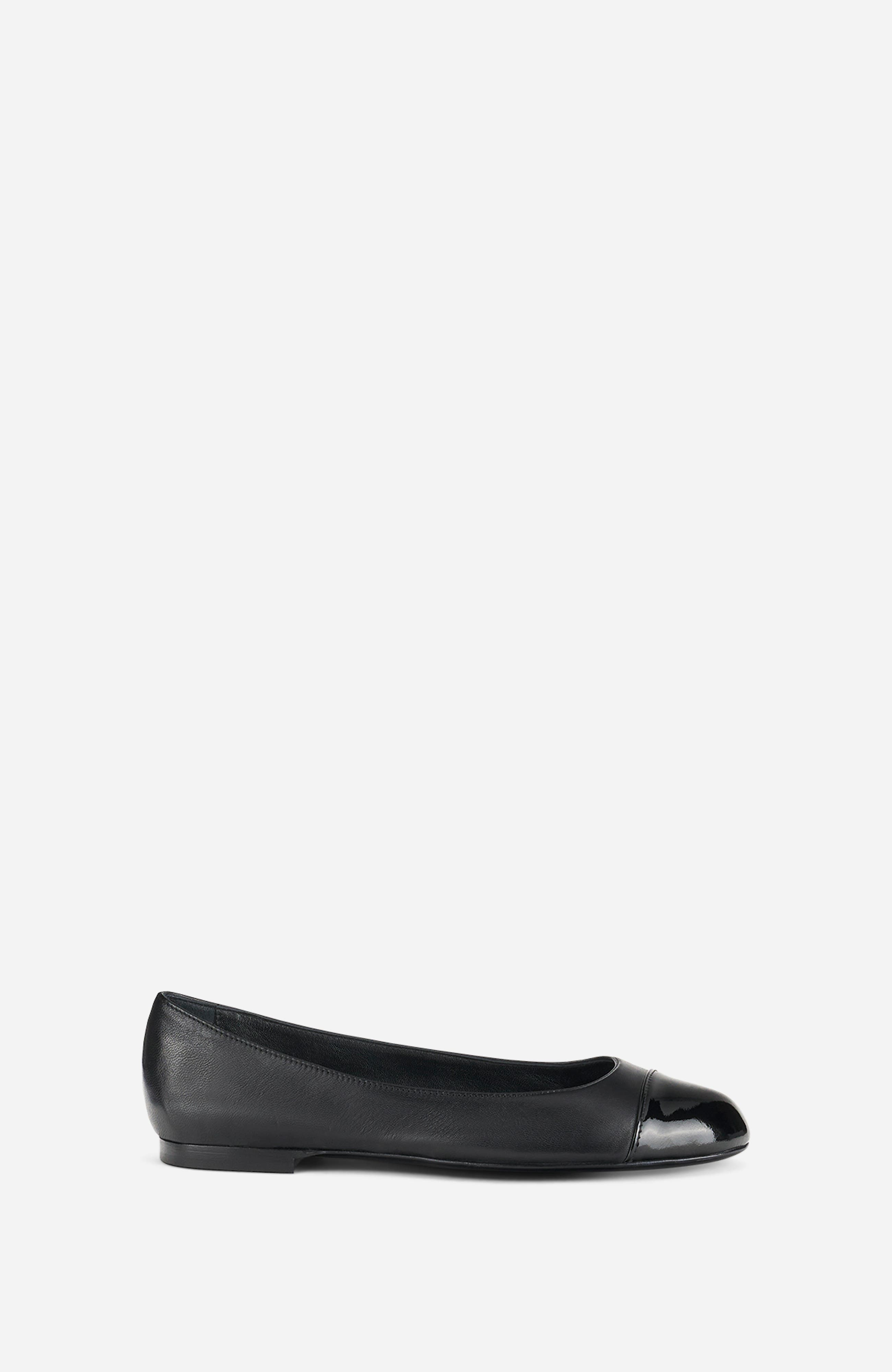AGL Milly Bicolor Ballet Flat, Main, color, Black