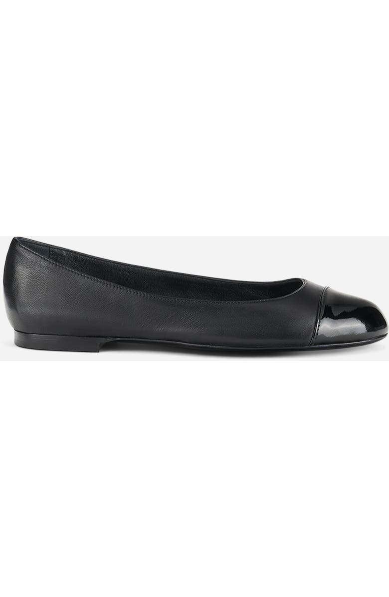AGL Milly Bicolor Ballet Flat, Main, color, Black