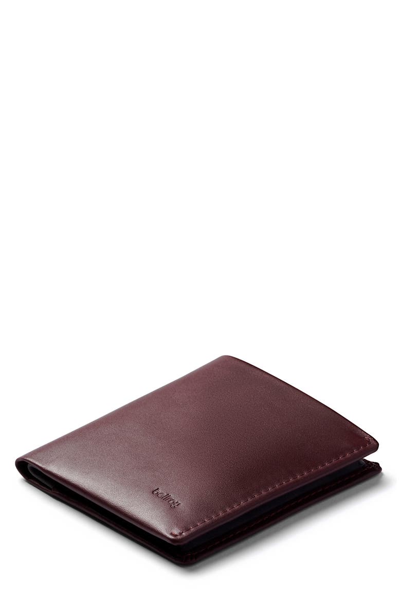 Note Sleeve RFID Wallet, Main, color, WINE