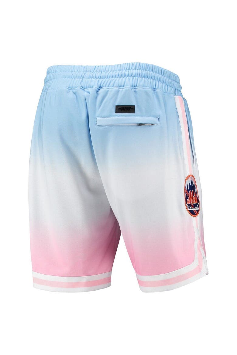 Men's Pro Standard Blue/Pink New York Mets Team Logo Pro Ombre Shorts, Alternate, color, Blue