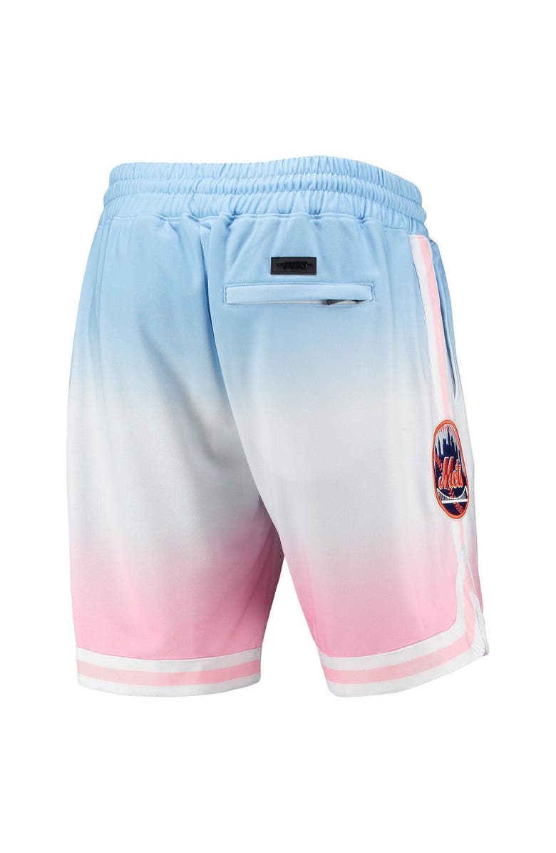 PRO STANDARD Men's Pro Standard Blue/Pink New York Mets Team Logo Pro Ombre Shorts, Alternate, color, 