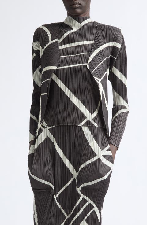 Fold Line Open Cardigan