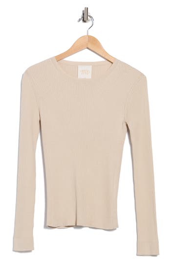 Twp Secondskin Ribbed Wool Sweater In Neutral