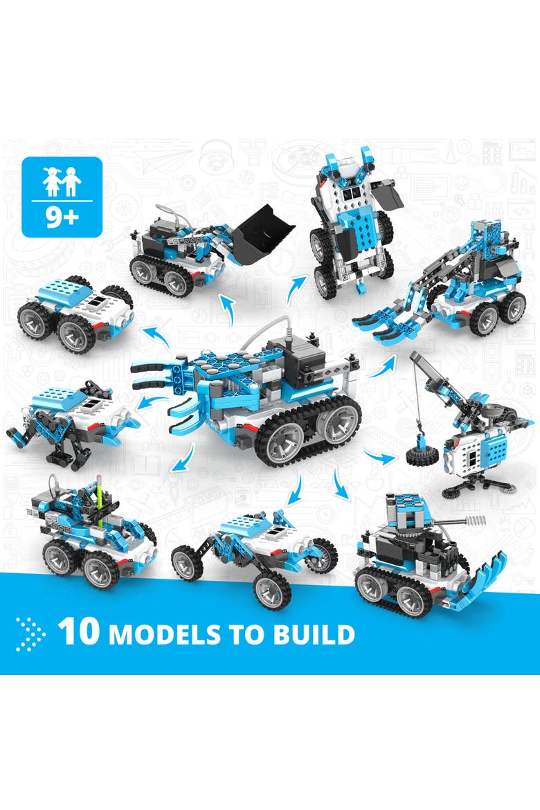 Motorized Robot Building Kit, 10 Models, Alternate, color, Multicolored