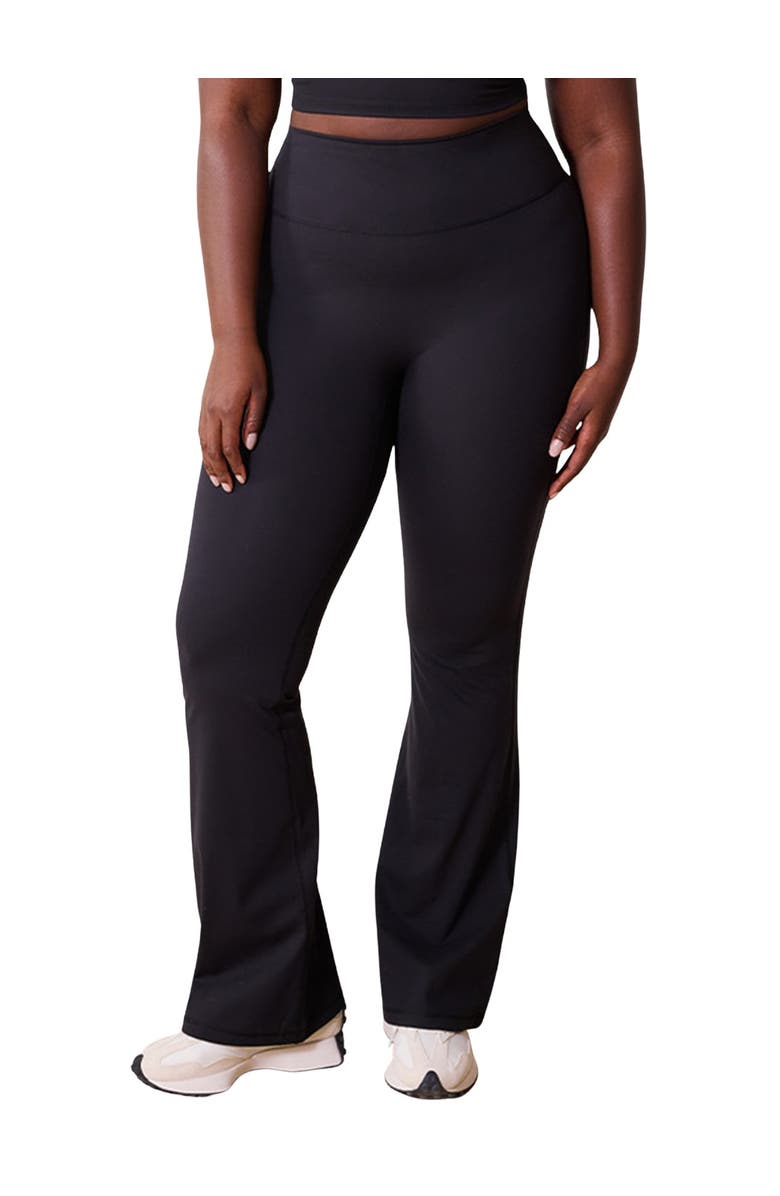 LOVALL 24/7 Revitalise Flare Leggings, Alternate, color, Black