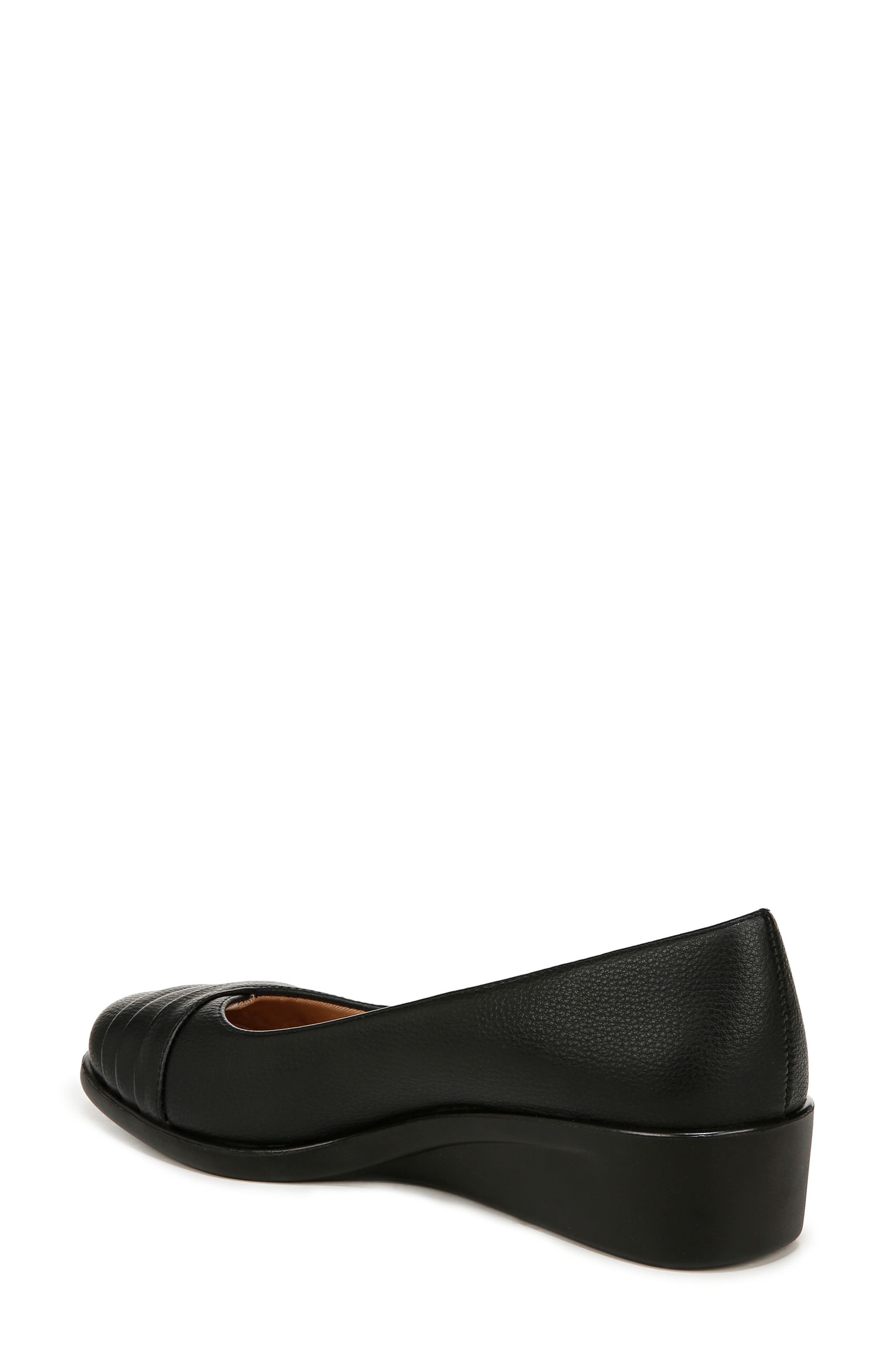 Jenna Wedge Pump, Alternate, color, BLACK