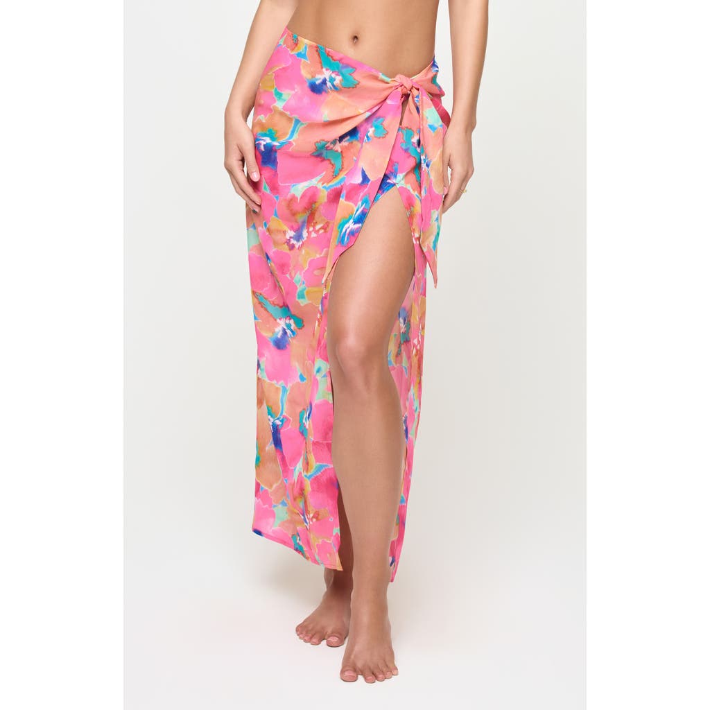 L*space Lspace Portela Cover-up Sarong In Flower Play