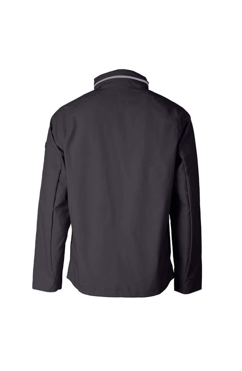 Cutter & Buck Men's Cutter & Buck Graphite Las Vegas Raiders Throwback Logo Vapor Water Repellent Stretch Full-Zip Rain Jacket, Alternate, color,