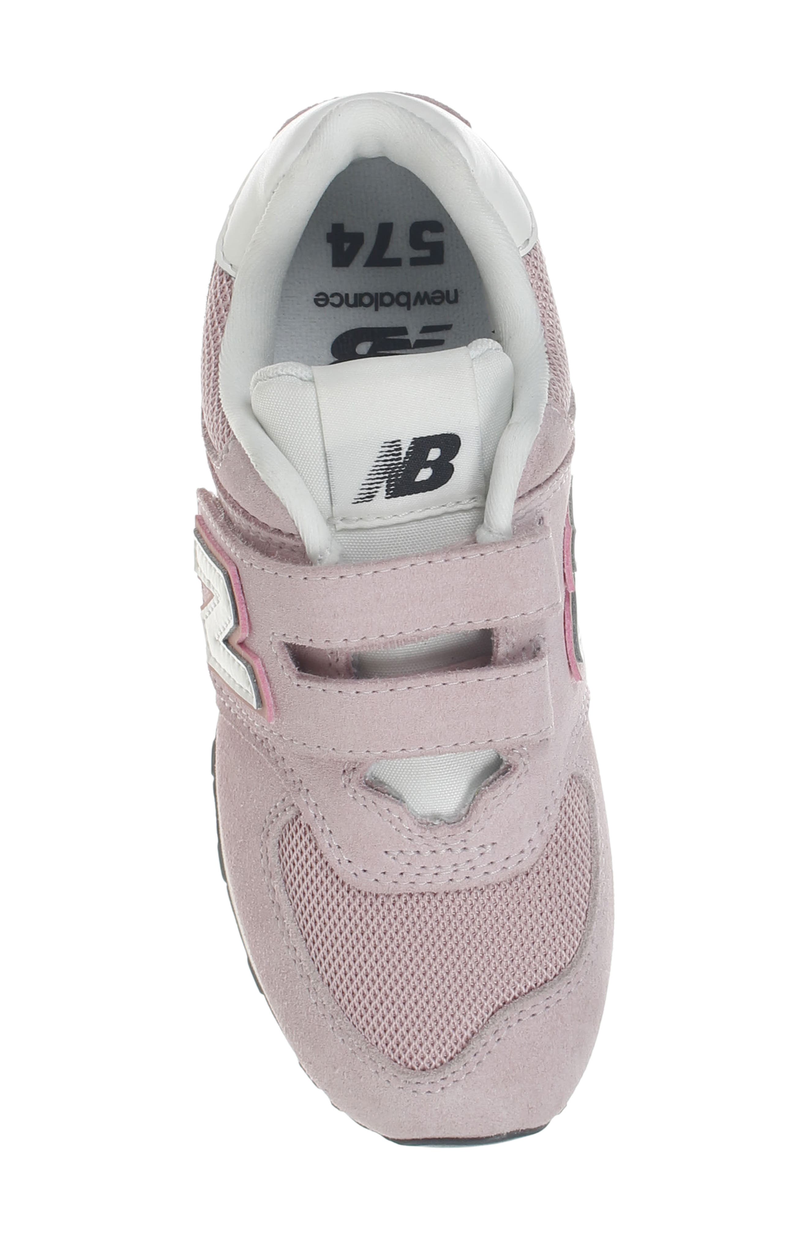 Kids' 574 Sneaker, Alternate, color, PINK CHALK