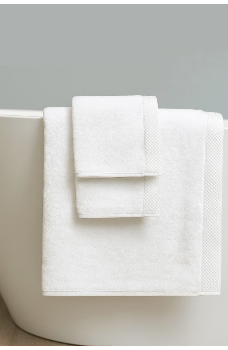 BedVoyage Luxury Viscose Odor & Mildew Resistant Towel Collection, 3pc Set, Alternate, color, White