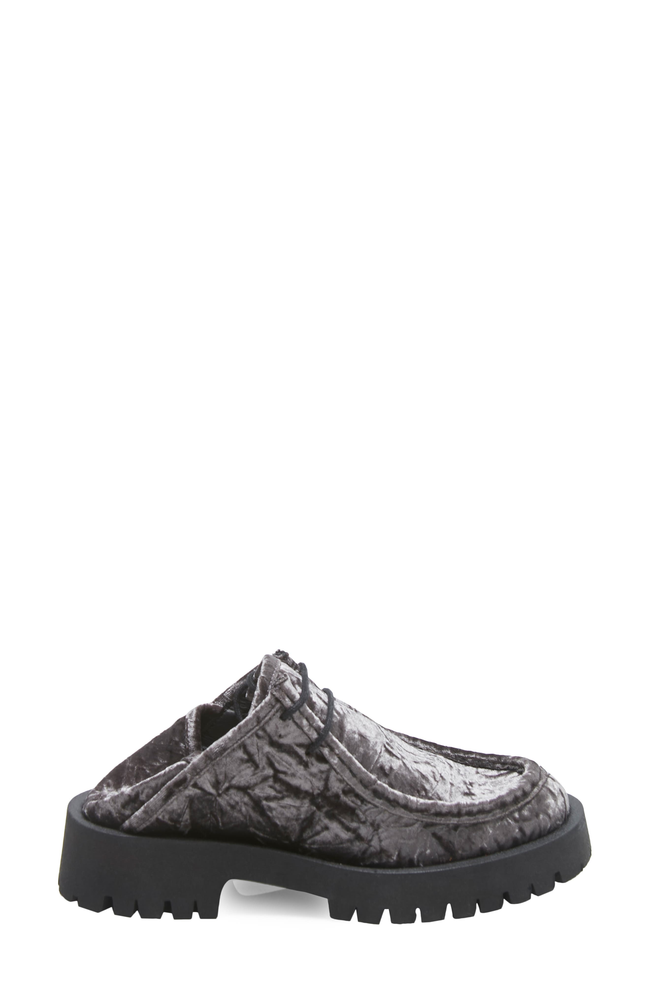 Free People Convertible Velvet Loafer, Alternate, color, 