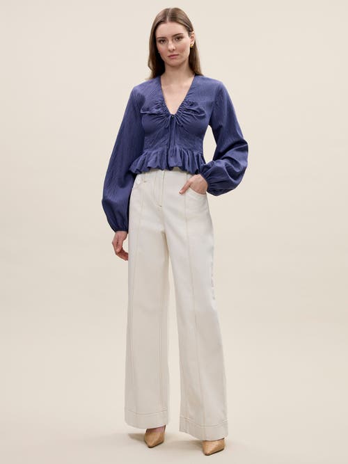 REBECCA TAYLOR REBECCA TAYLOR ALLEGRA STRIPE BLOUSE