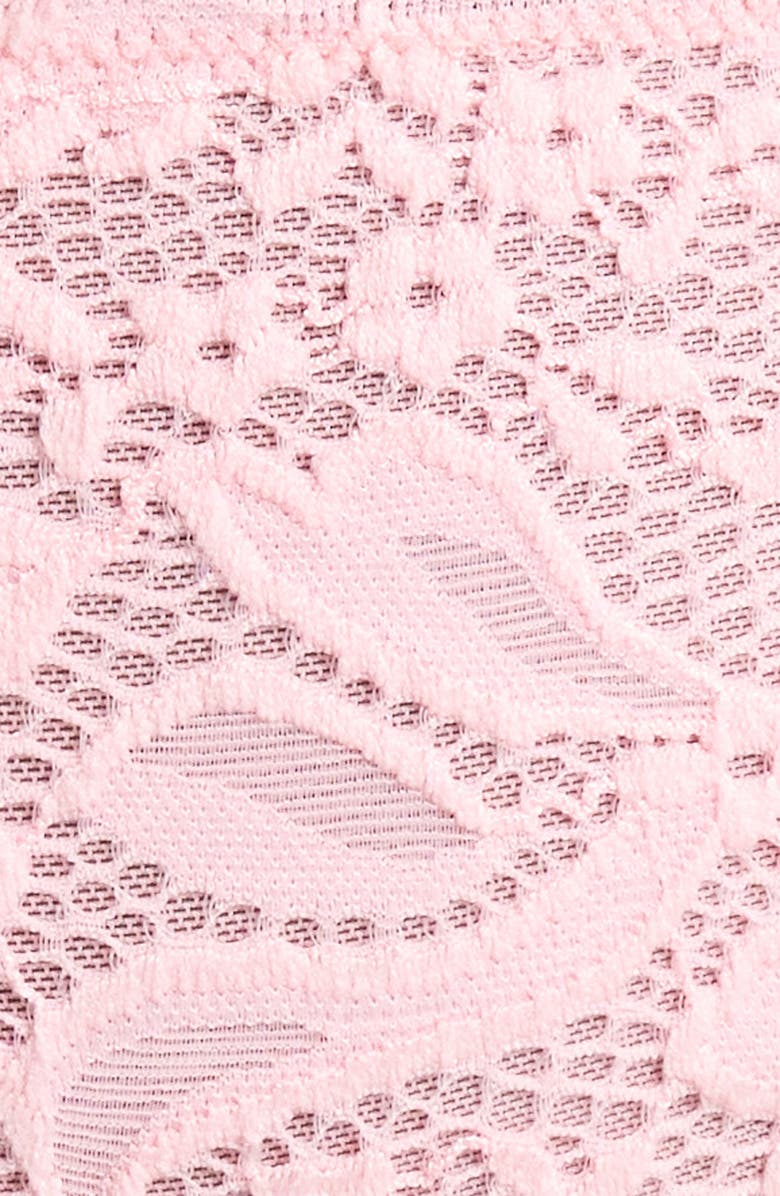 KILO BRAVA Floral Lace Thong, Alternate, color, Petal Pink
