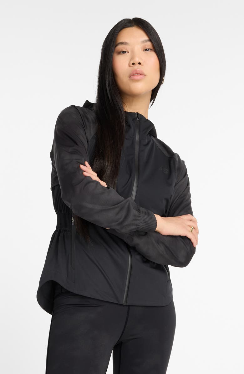 New Balance Reflective Woven Jacket, Alternate, color, Grey