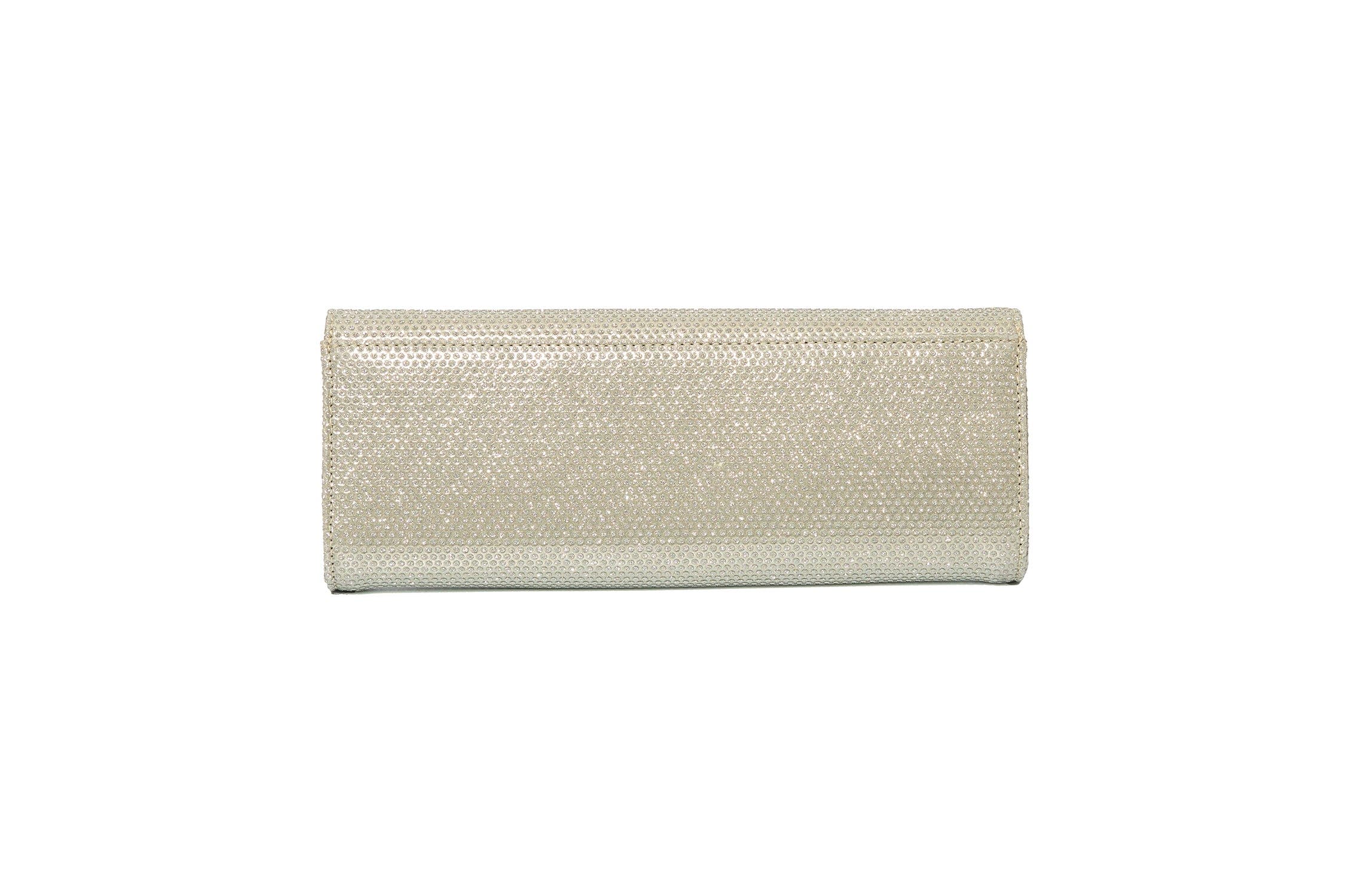 The Mini Robbie Clutch, Alternate, color, Champagne
