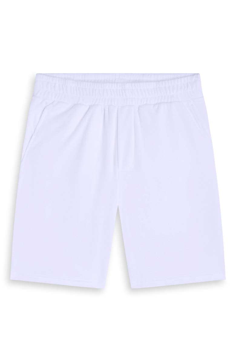 Bugatchi Cotton Blend French Terry Drawstring Shorts, Alternate, color, 