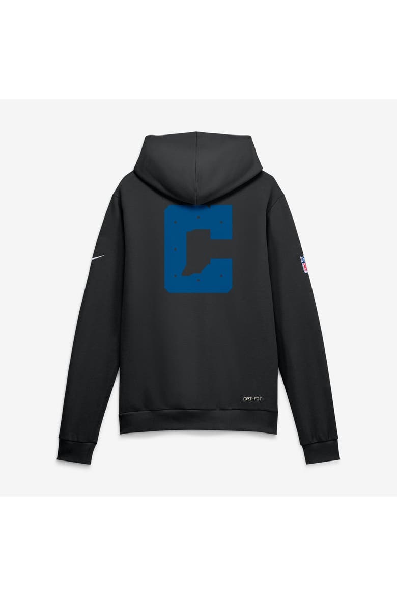 Men's Nike Black Indianapolis Colts Standard Issue Replay Officials Alternate Dri-FIT Hoodie, Alternate, color, Black