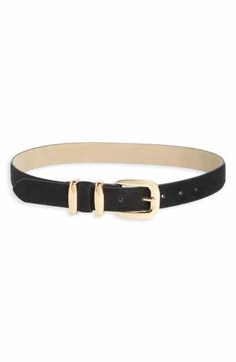 Steve Madden Faux Suede Keeper Belt