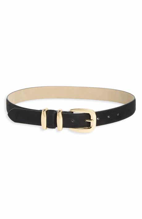 Steve Madden Faux Suede Keeper Belt