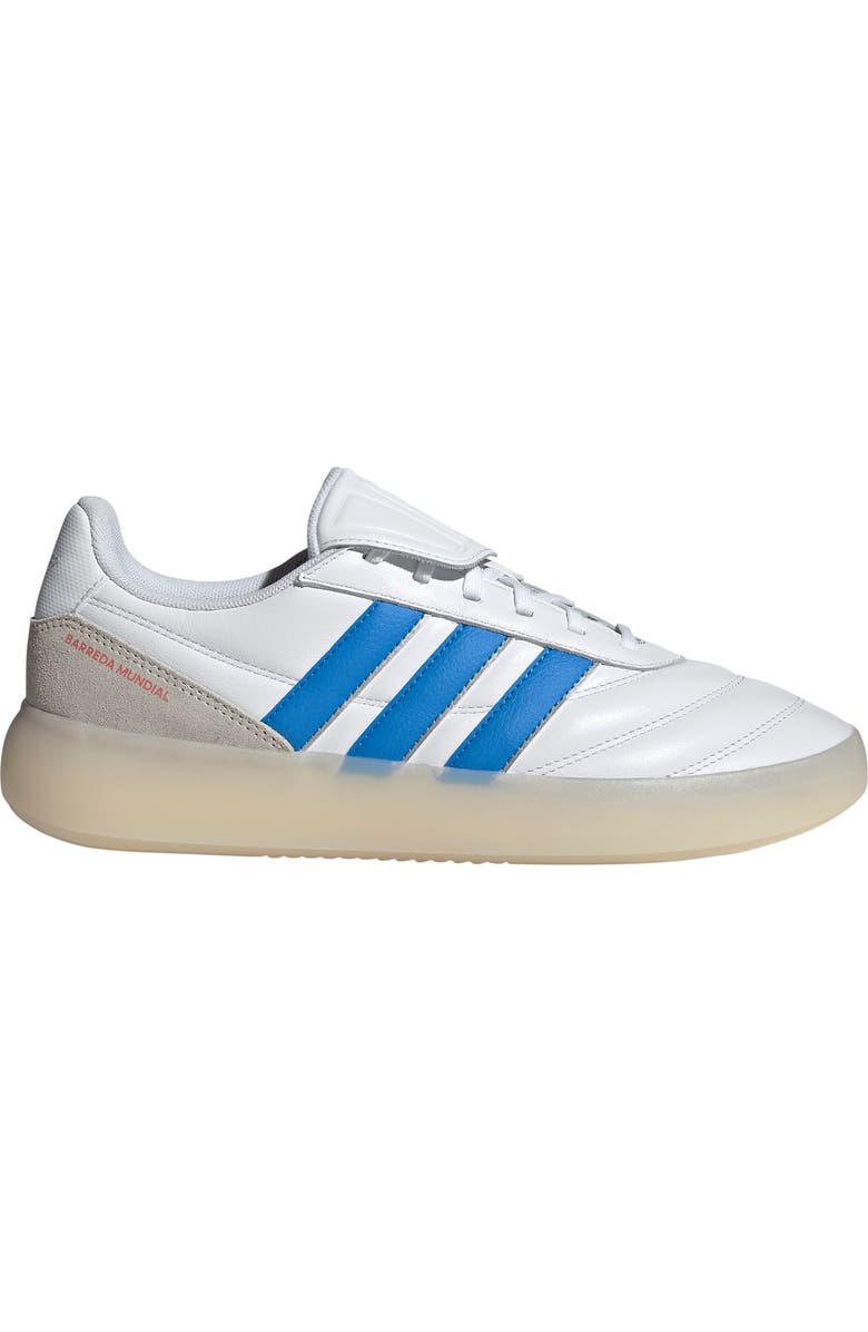 adidas Barreda Mundial Sneaker, Alternate, color, White/ Lucid Ray Blue/ White