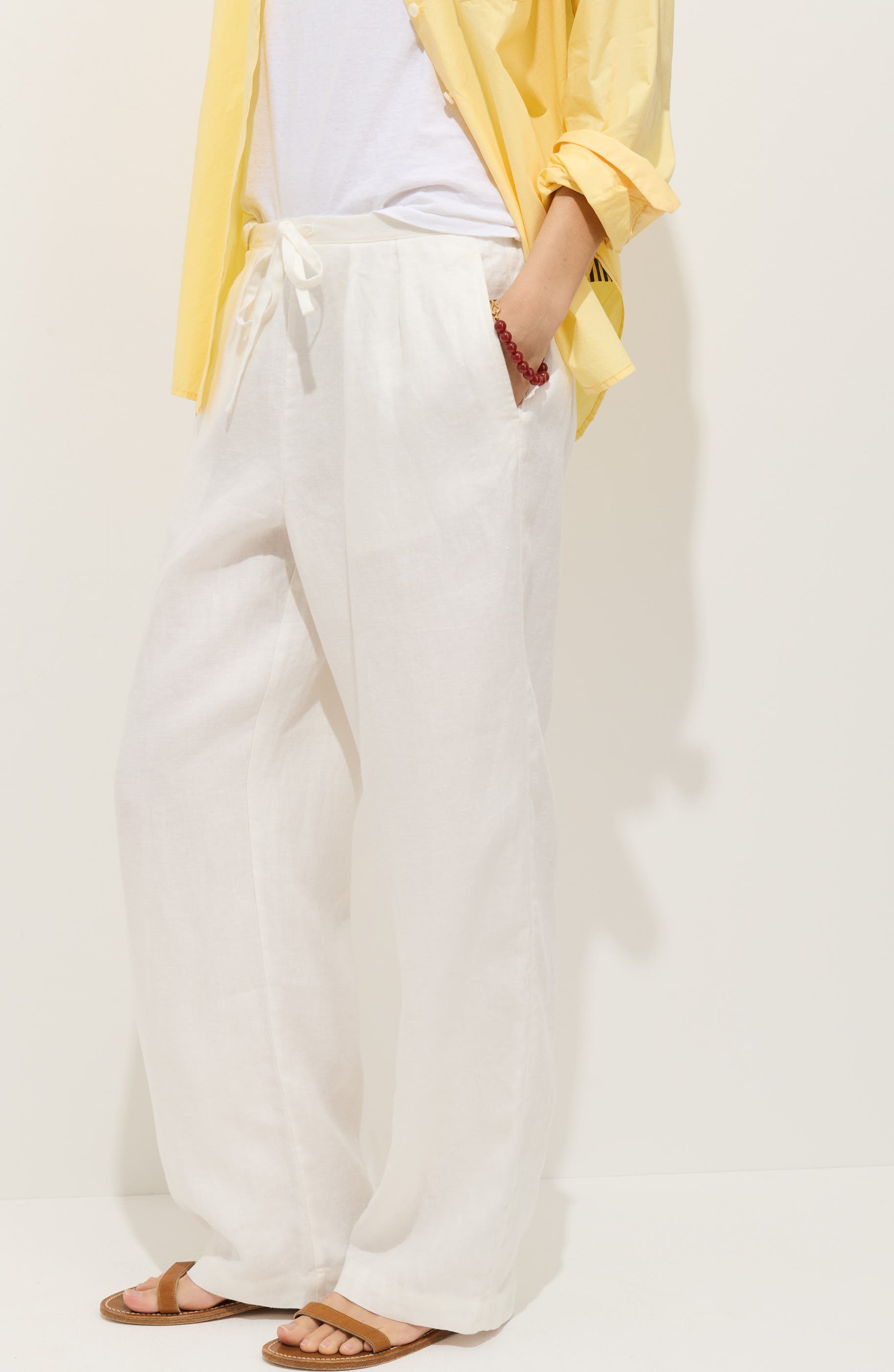 Hudson Linen Drawstring Pants - image 4