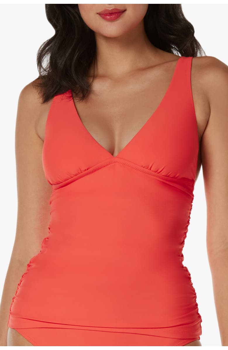 HELEN JON Convertible Tankini, Main, color, Coral