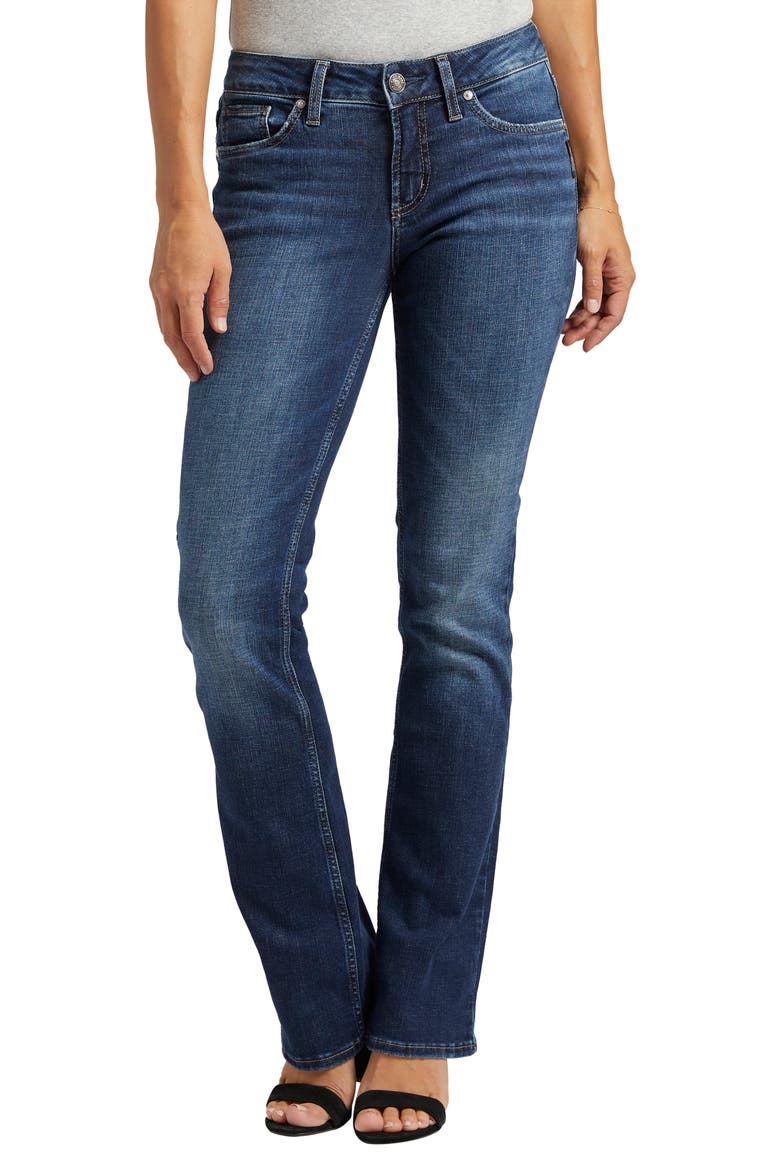 Suki Slim Fit Bootcut Jeans, Main, color, INDIGO