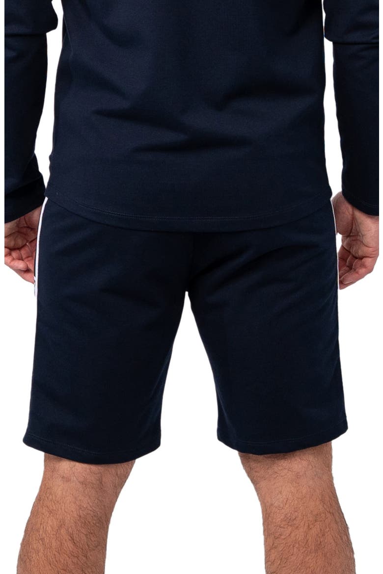 Track Blue Stretch Cotton Shorts, Alternate, color, BLUE