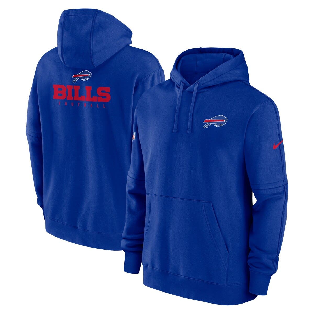 buffalo bills nike sideline hoodie